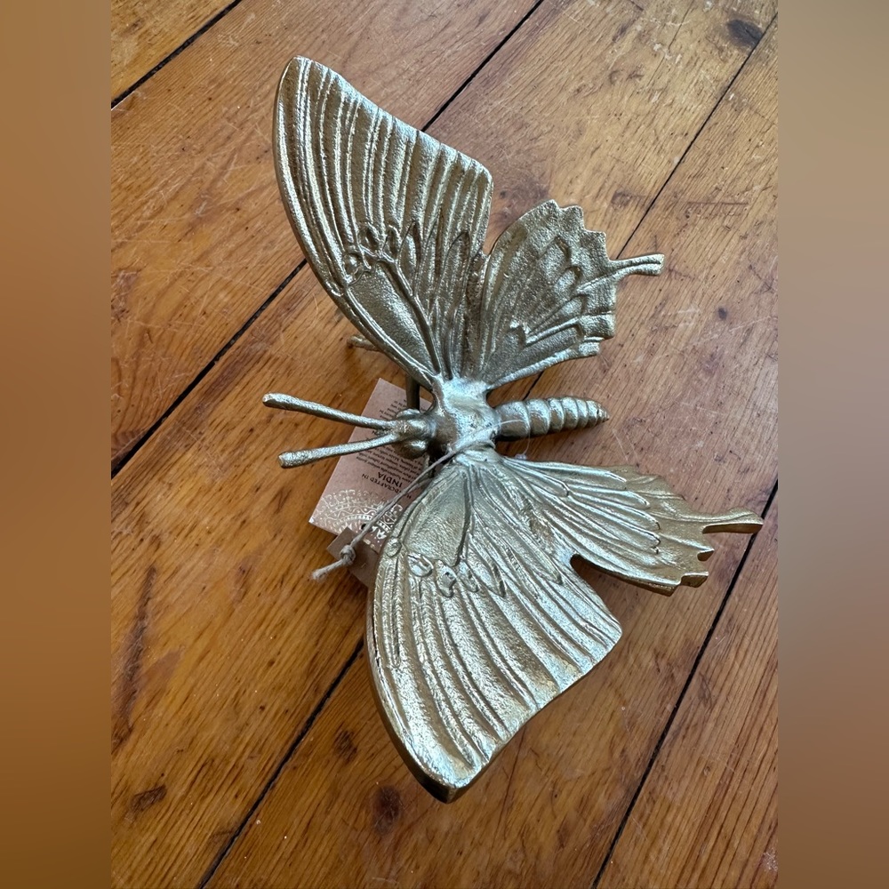 Brass Butterfly NWT